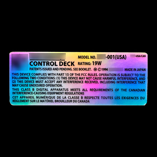 "64" Full Decal Set (Daylight Holo)