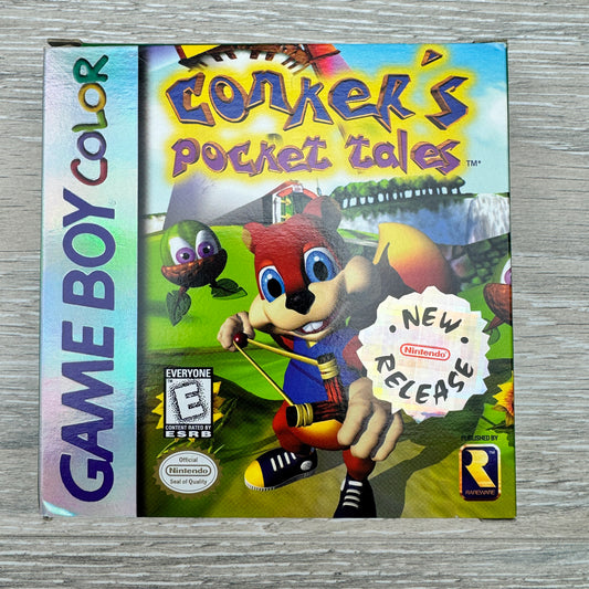 Conker’s Pocket Tales (Game Boy Color) - (Cart + Box + Manual)