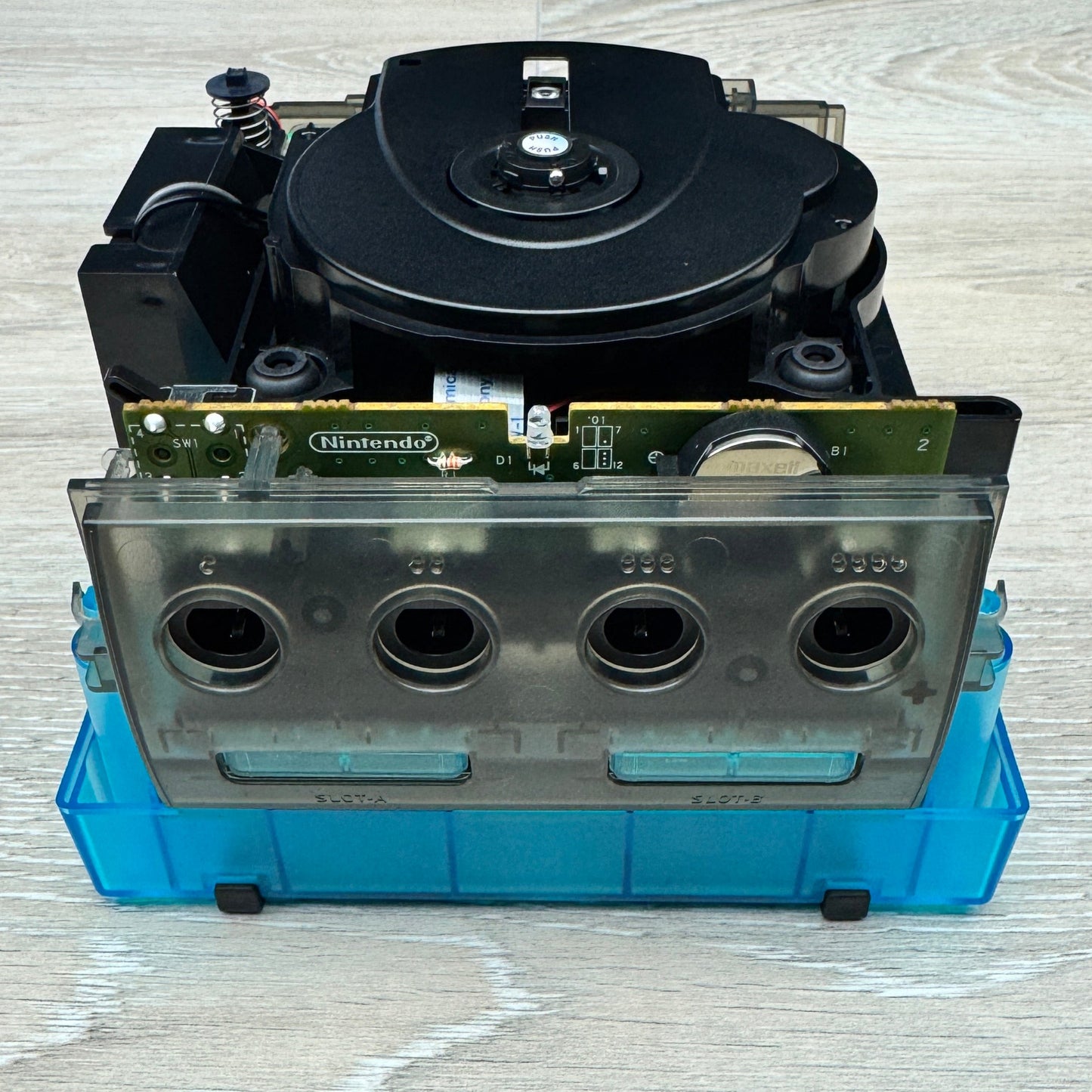 Nintendo GameCube with PixelFX Shiny RetroGEM
