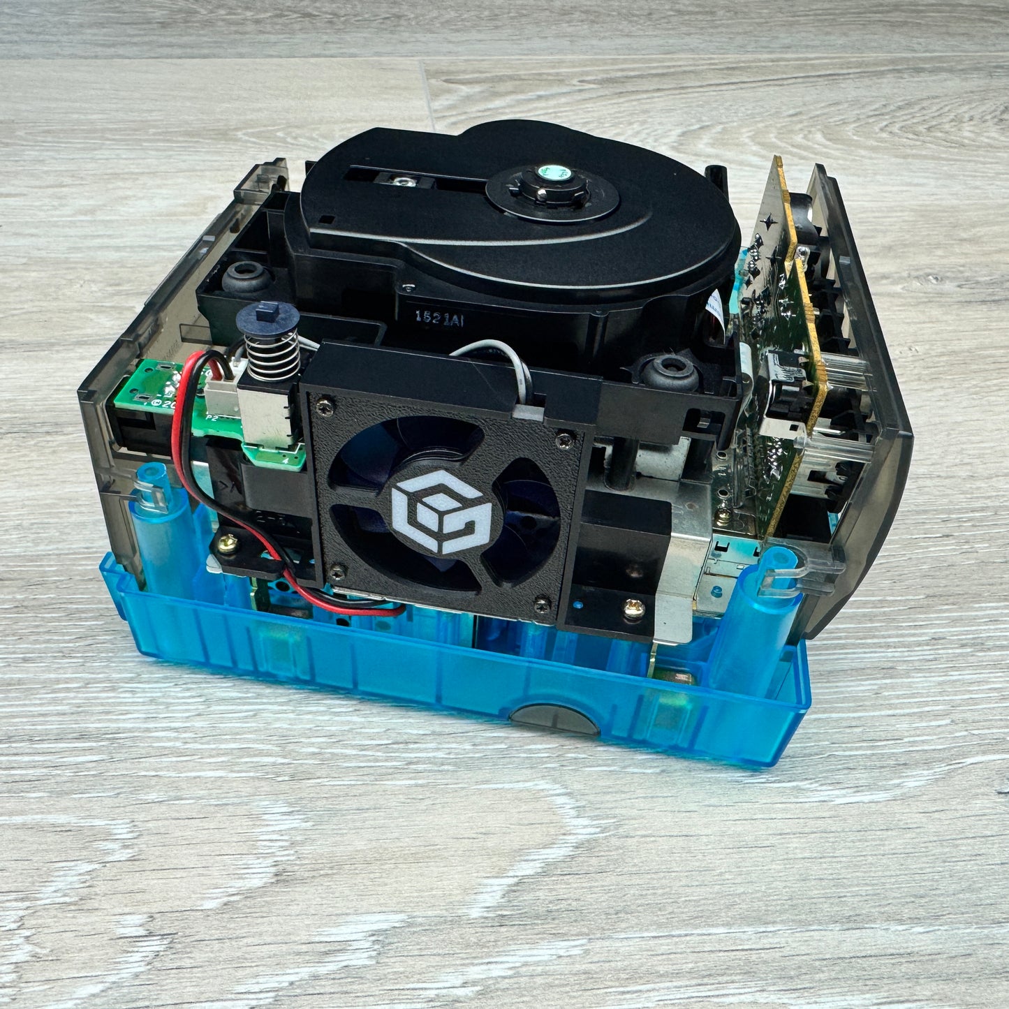 Nintendo GameCube with PixelFX Shiny RetroGEM