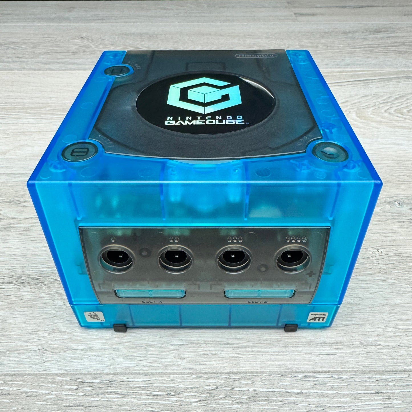 Nintendo GameCube with PixelFX Shiny RetroGEM