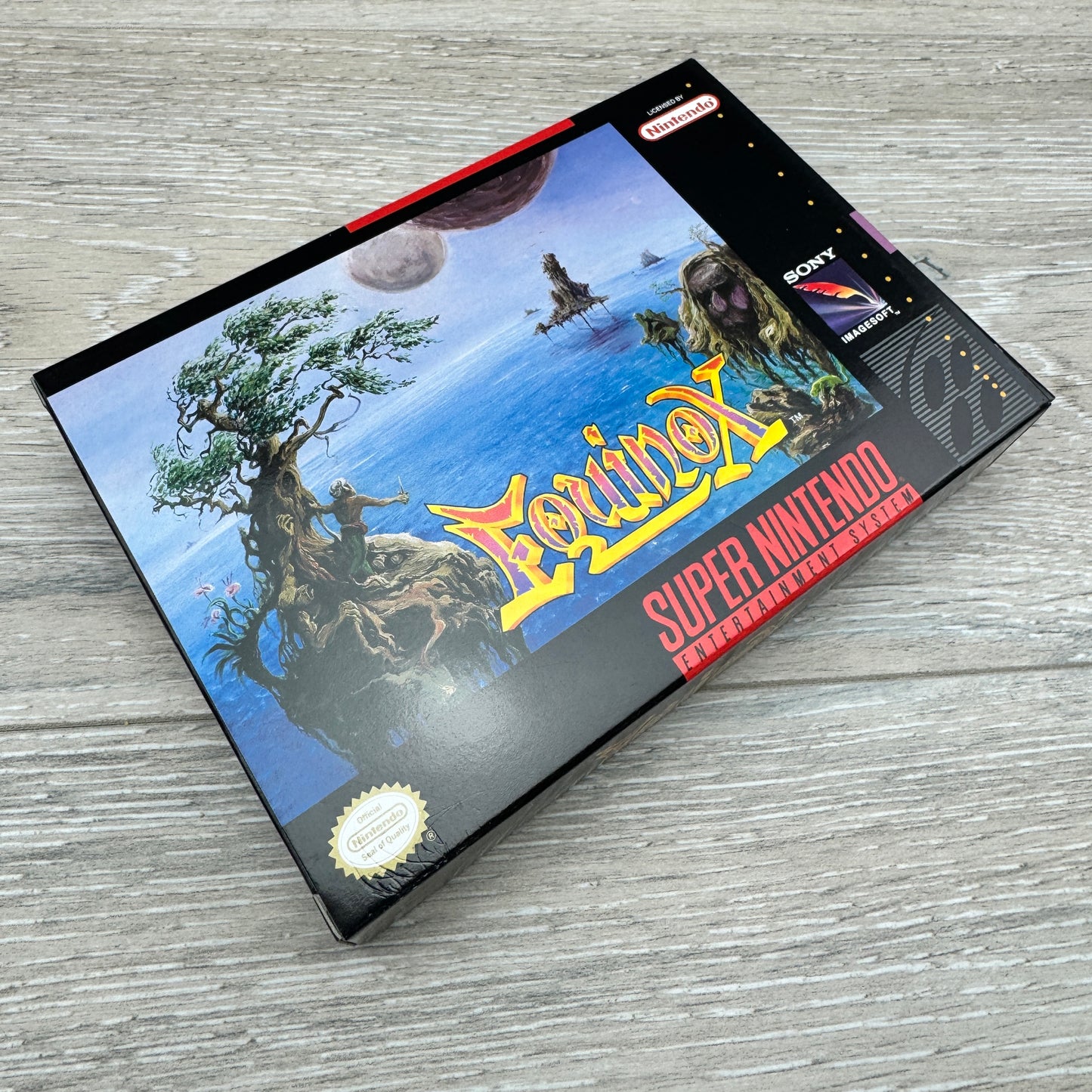 Equinox (SNES) - (Cart + Box + Manual + Extras)