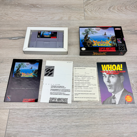 Equinox (SNES) - (Cart + Box + Manual + Extras)