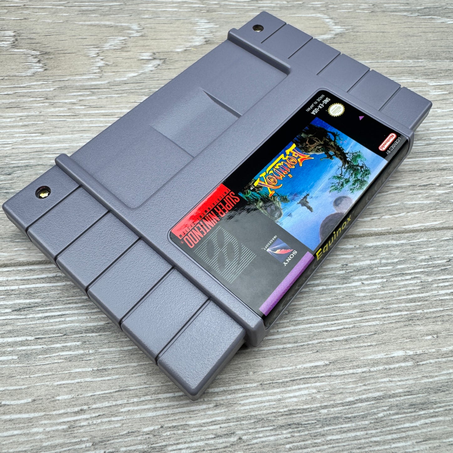 Equinox (SNES) - (Cart + Box + Manual + Extras)