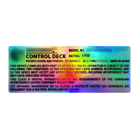 "64" Main Decal (Daylight Holo)