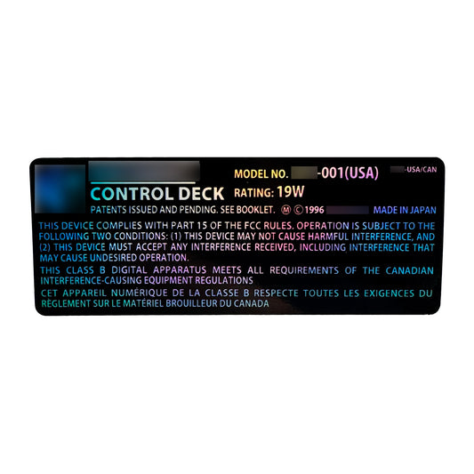 "64" Full Decal Set (Midnight Holo)