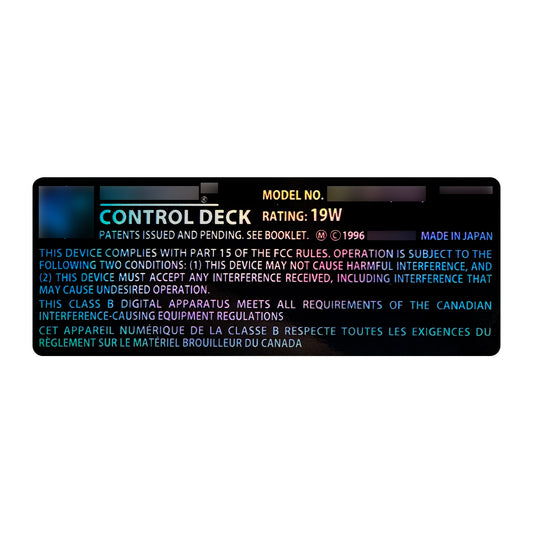 "64" Main Decal (Midnight Holo)