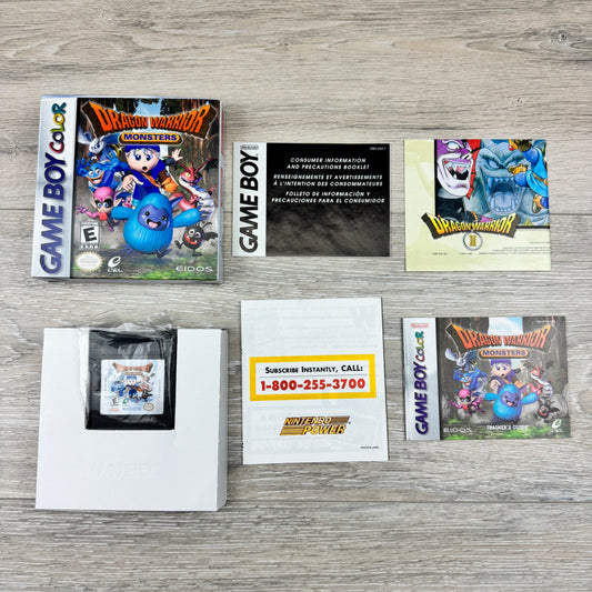 Dragon Warrior Monsters (Game Boy Color) - (Cart + Box + Manual)