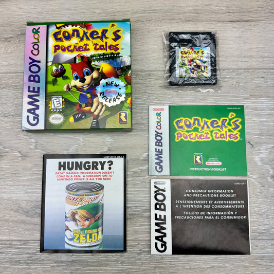Conker’s Pocket Tales (Game Boy Color) - (Cart + Box + Manual)