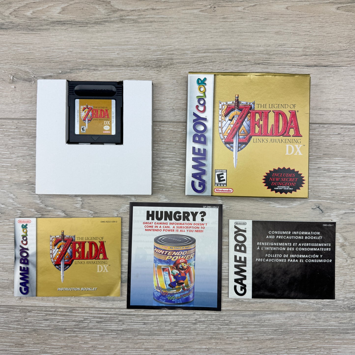 Legend of Zelda: Links Awakening DX (Game Boy Color) + (Cart + Box + Manual)