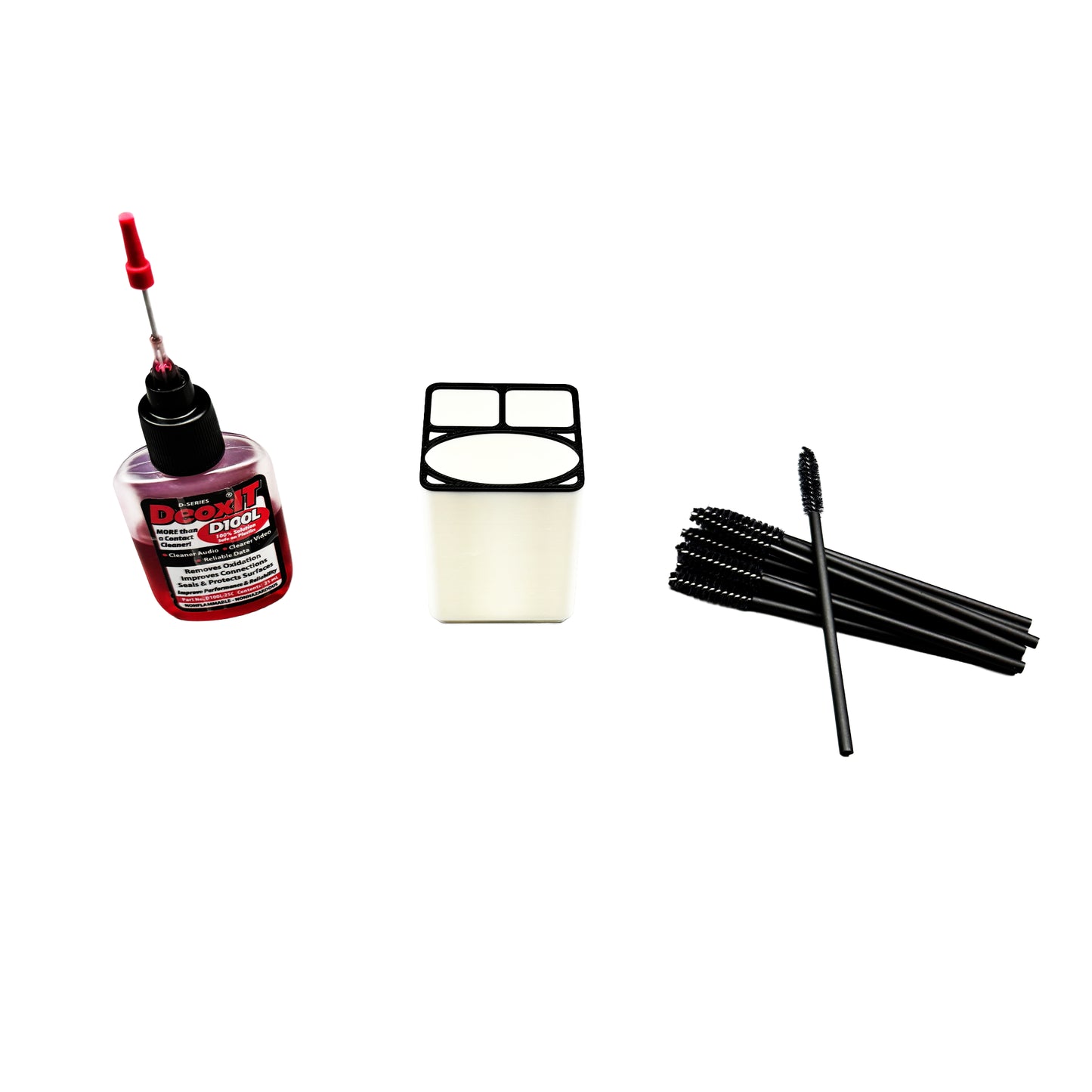DeoxIT D100L & Brushes Holder - Gridfinity